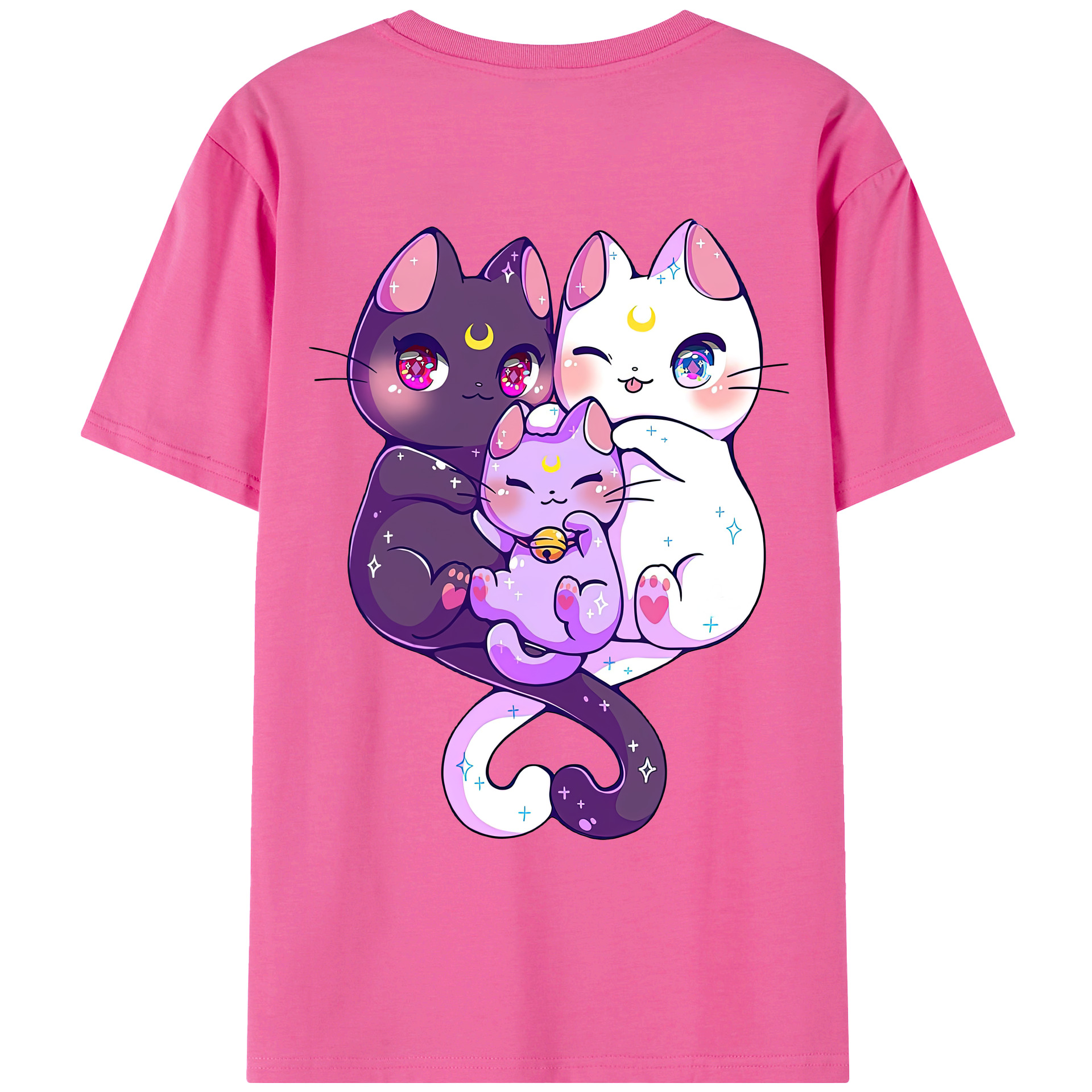 （画像用） 美少女戦士セーラームーン Sailor Moon レディース半袖Tシャツ(バックプリント)